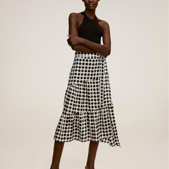 MANGO Polka-dots Skirt
